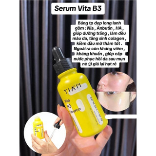 Serum TIAM Vàng Dưỡng Sáng, Phục Hồi Cho Da Dầu Mụn, Nhạy Cảm Niacinamide 10% + Arbutin 2% Tia'm Vita B3 Source 40ml