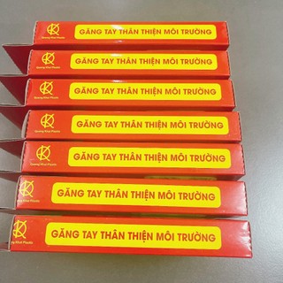 Hộp 100 chiếc găng tay nilon dùng 1 lần an toàn, thân thiện với môi trường {H}