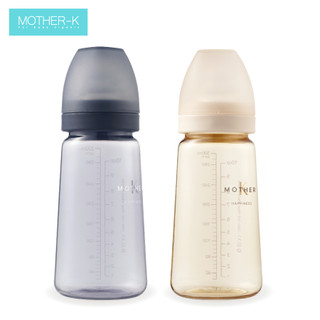 Bình Sữa PPSU Hàn Quốc Mother-K 180ml/280ml (Xanh /Kem/Họa tiết)