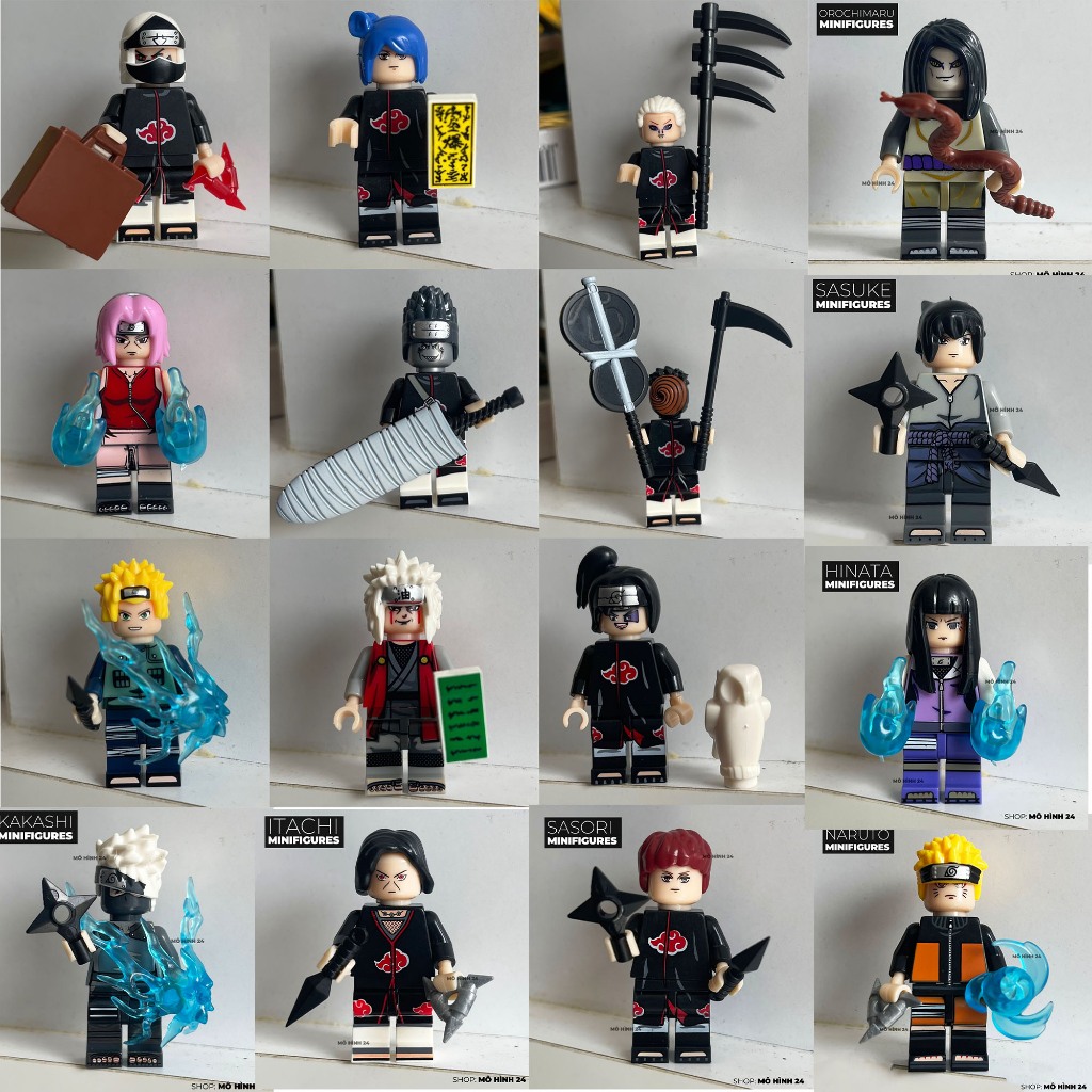 [BÁN LẺ] MÔ hình nhân vật anime Naruto Mini Figure minifigures itachi ...