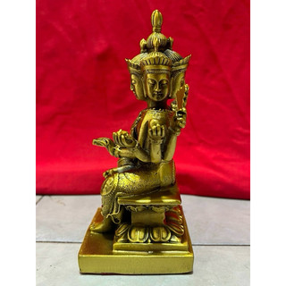 Phật Tứ Diện bằng đồng cao 16cm vật phẩm phong thuỷ tâm linh