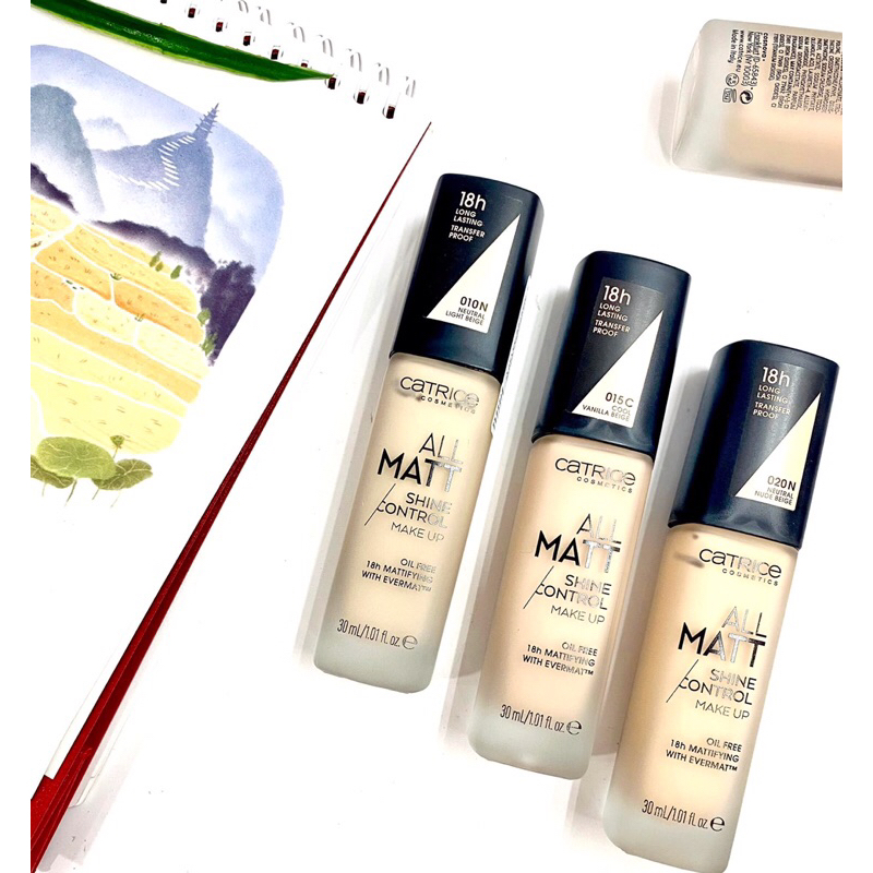 Kem nền che phủ Catrice all matt 18h - AHB Cosmetics