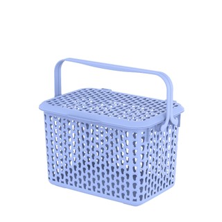 Giỏ nắp nhí - nhỏ - lớn - đại Plus DUY TÂN nhựa PP, giỏ nhựa đa năng có nắp gài, quai xách tiện lợi