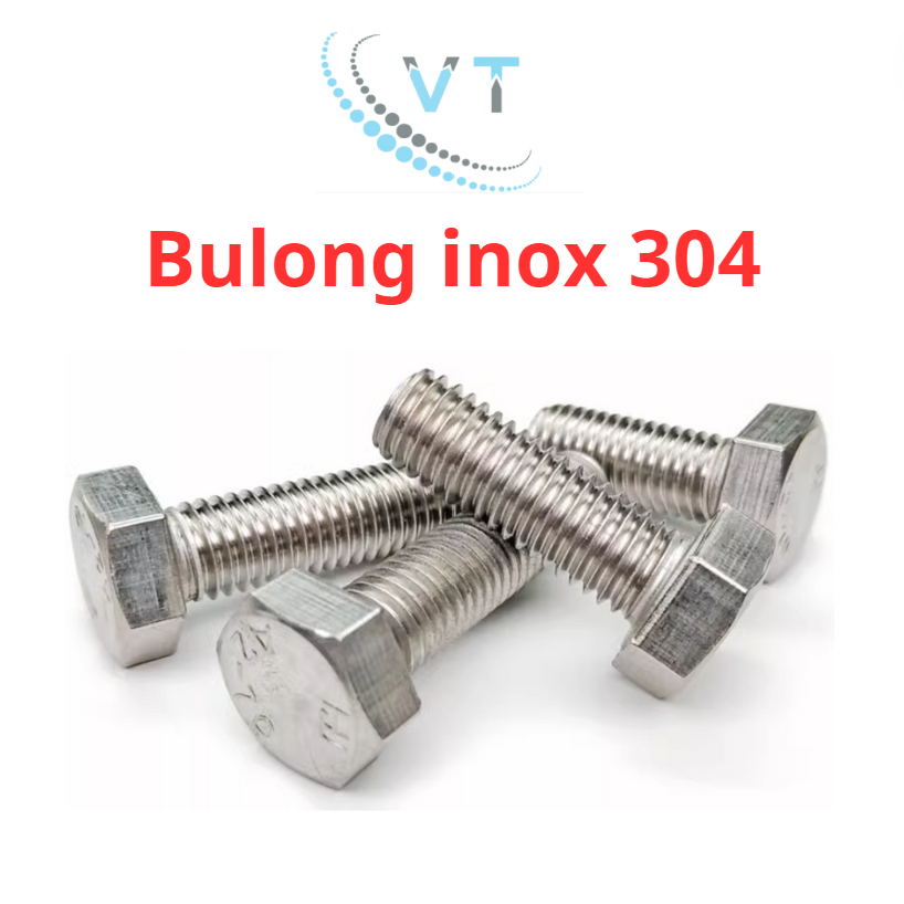 Bulong inox lục giác ngoài 304 M18 (30mm - 150mm) (số lượng 1 con)