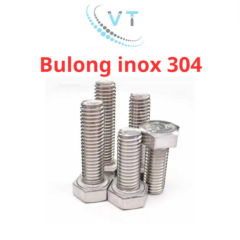 Bulong lục giác ngoài inox 304 M20 (30mm - 100mm). Số lượng: 1 con