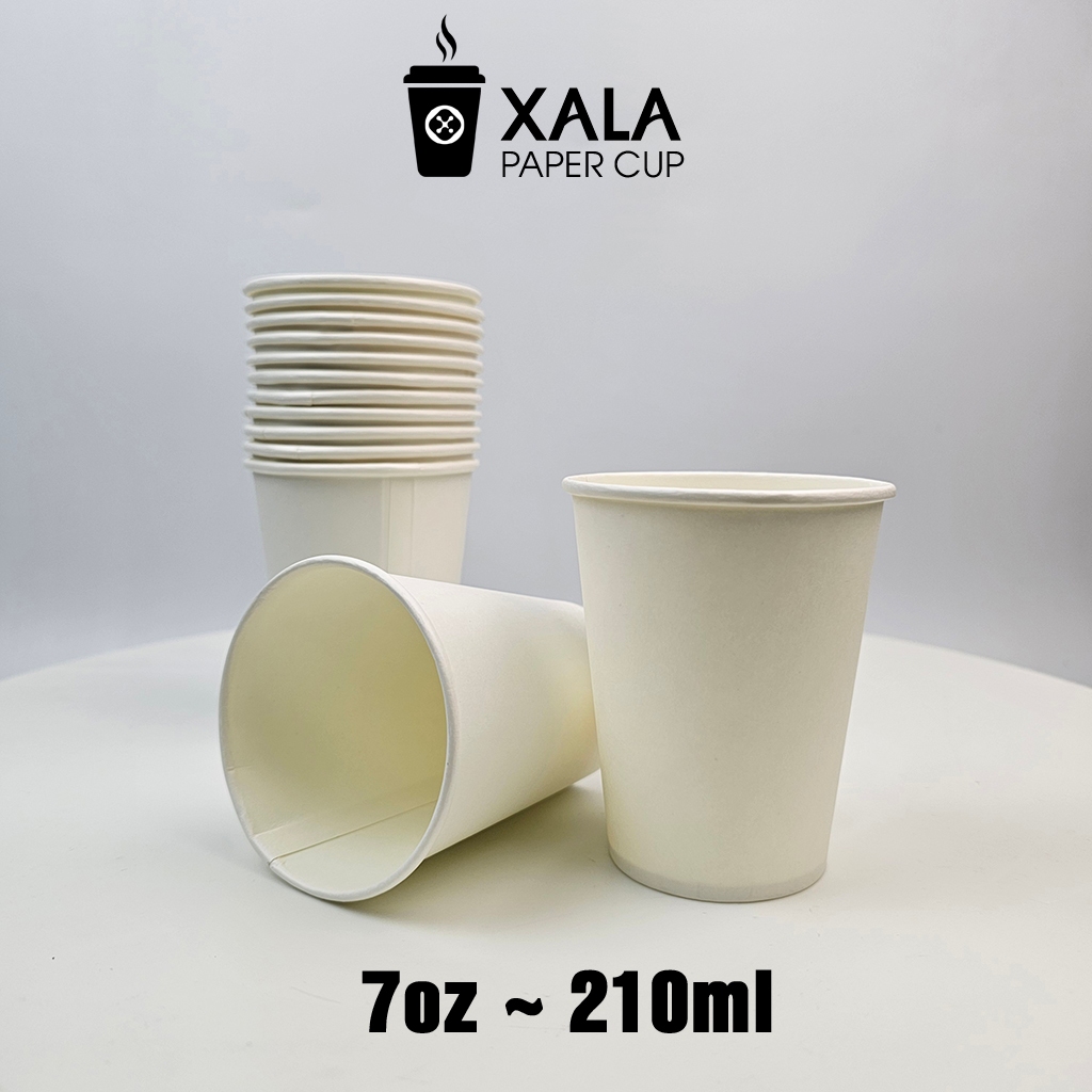 1000 ly cốc giấy 210ml 7oz dùng 1 lần trong bệnh viện, cơ sở y tế