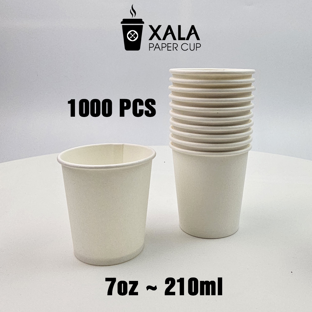 1000 ly cốc giấy 210ml 7oz dùng 1 lần trong bệnh viện, cơ sở y tế