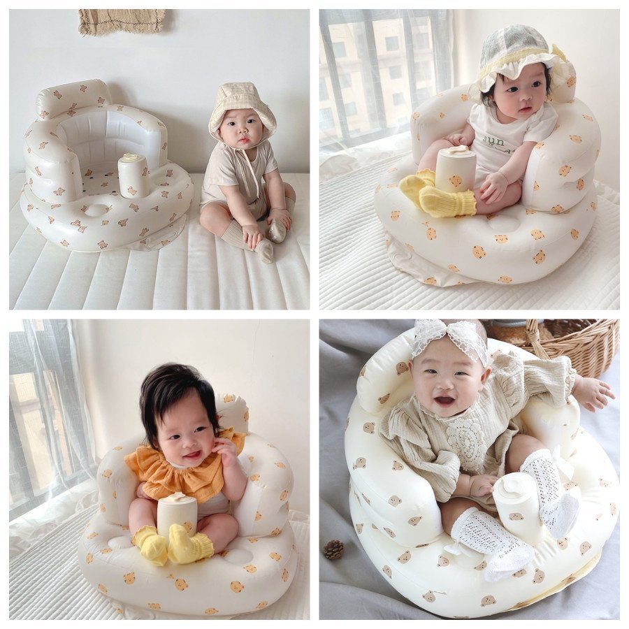 Ghế Hơi Tập Ngồi Ghế Tập Ngồi Cho Bé 💖𝐅𝐑𝐄𝐄 𝐒𝐇𝐈𝐏💖 Ghế Hơi Tập Ngồi Cao Cấp Họa Tiết Dễ Thương Phong Cách Hàn Quốc Bé