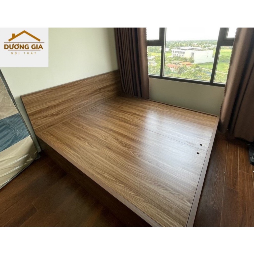 Giường gỗ mdf cao cấp 1m2,1m4,1m6,1m8 có hộc kéo tiện lợi giá tốt cho ...