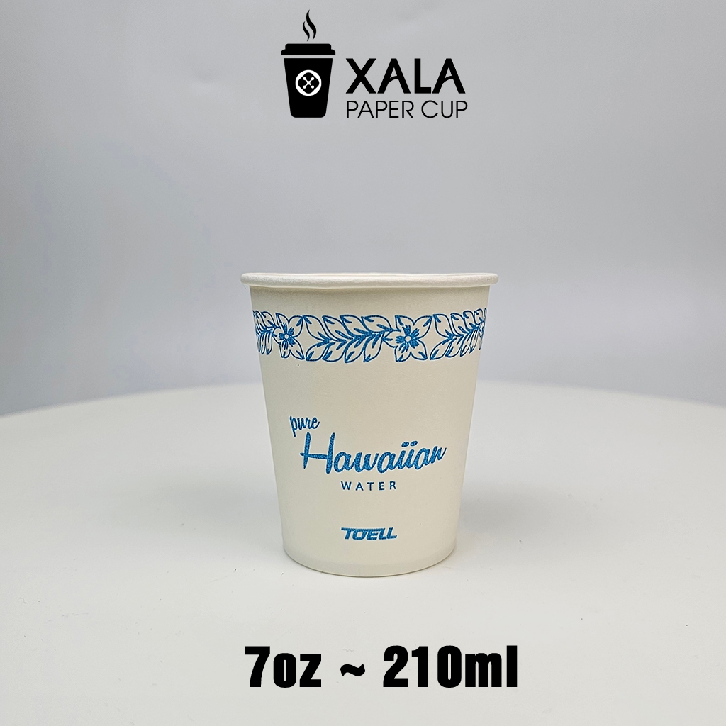 100 cốc giấy cafe 150ml - 210ml họa tiết in các màu dùng trong liên hoan tiệc tùng văn phòng