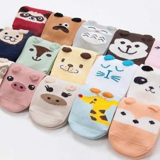 Set 2 đôi tất chống trượt cổ cao Pony Kid cho bé từ 6 tháng tới 4 tuổi