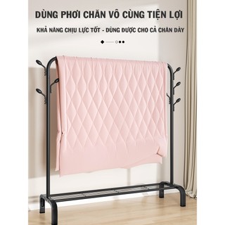 Giá treo quần áo, Kệ để giày dép trong nhà móc treo đồ Cao cấp thép Siêu rẻ Có bánh xe Tiện Lợi  (KCU01)