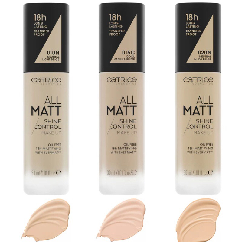 Kem nền che phủ Catrice all matt 18h - AHB Cosmetics