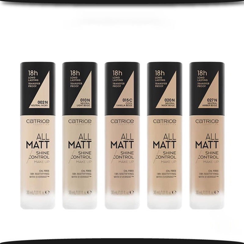 Kem nền che phủ Catrice all matt 18h - AHB Cosmetics