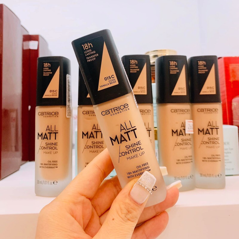 Kem nền che phủ Catrice all matt 18h - AHB Cosmetics