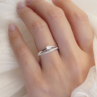 Nhẫn bạc nữ LAMY Glittering Modern Ring Silver 8215 - Nhẫn bạc ta cao cấp