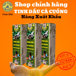 Tinh dầu cà cuống thơm cay nồng nàn, hàng xuất khẩu, quà tặng tuyệt vời - 3 hộp hảo hạng.