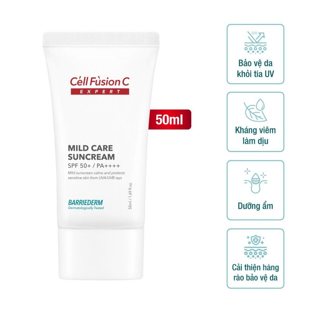 Ảnh Kem Chống Nắng Vật Lý, Tăng Cường Hàng Rào Bảo Vệ Da Cell Fusion C Expert Mild Care Suncream 1