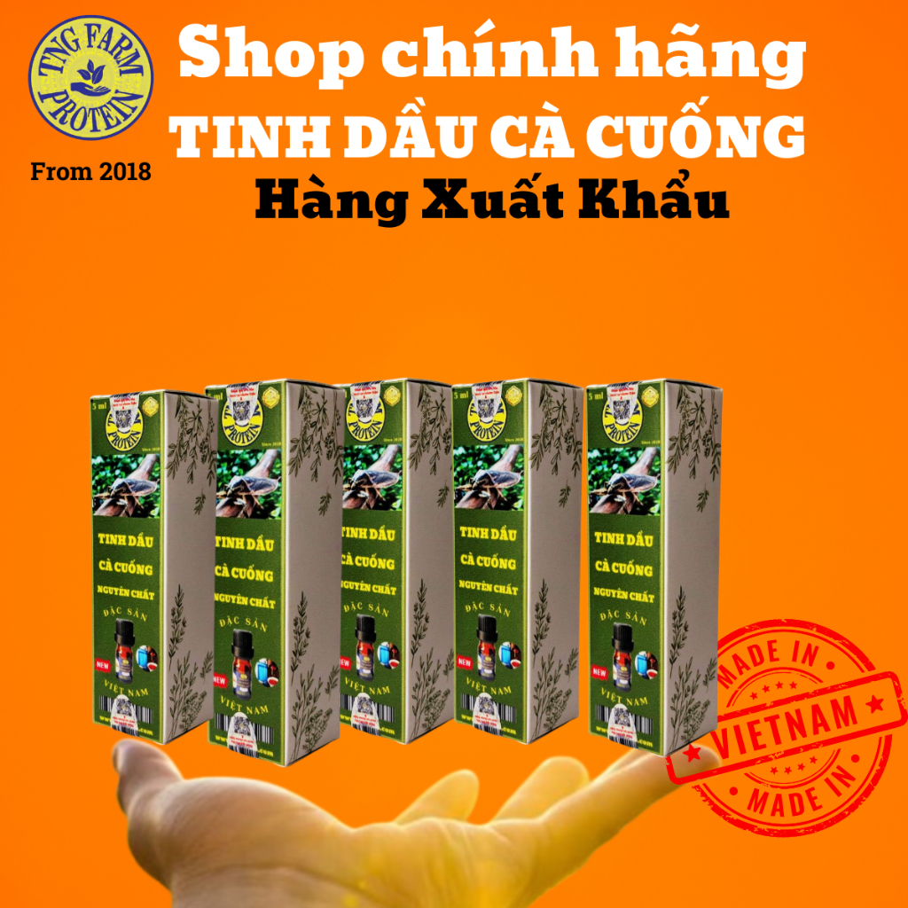 Tinh dầu cà cuống thơm cay nồng nàn, hàng xuất khẩu, quà tặng tuyệt vời - 5 hộp hảo hạng.