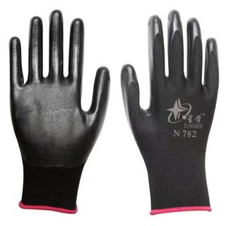 [GIÁ SỈ+HỎA TỐC] SET 10, 20ĐÔI Găng tay bảo hộ lao động sợi trắng sơn đỏ - Tất bao tay giá buôn rẻ hàng sẵn số lượng lớn