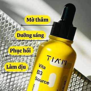 Serum TIAM Vàng Dưỡng Sáng, Phục Hồi Cho Da Dầu Mụn, Nhạy Cảm Niacinamide 10% + Arbutin 2% Tia'm Vita B3 Source 40ml