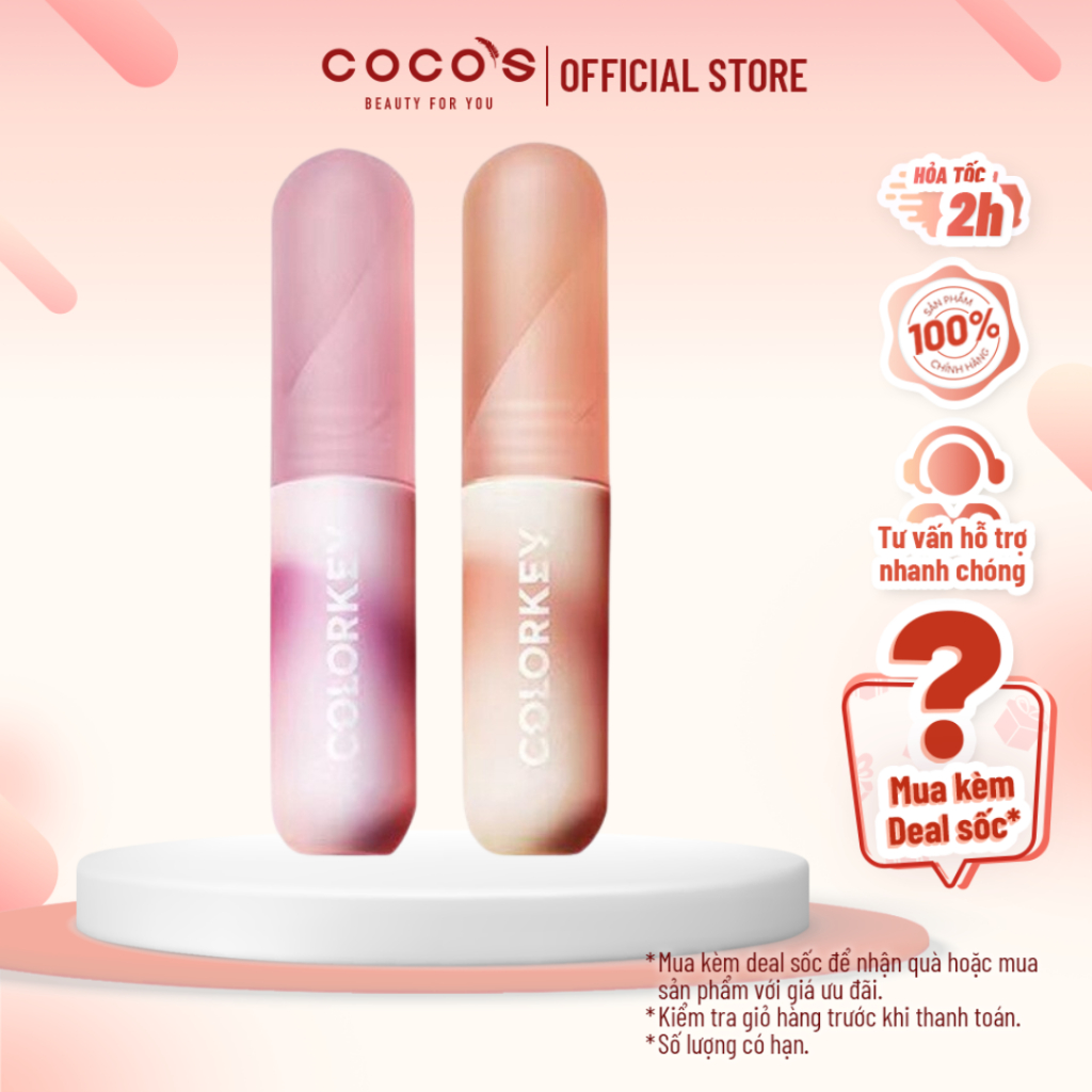 Son Môi Colorkey Mousse Lip Mud Matte, Son Môi Nhung, Son Môi Kem Bùn ...