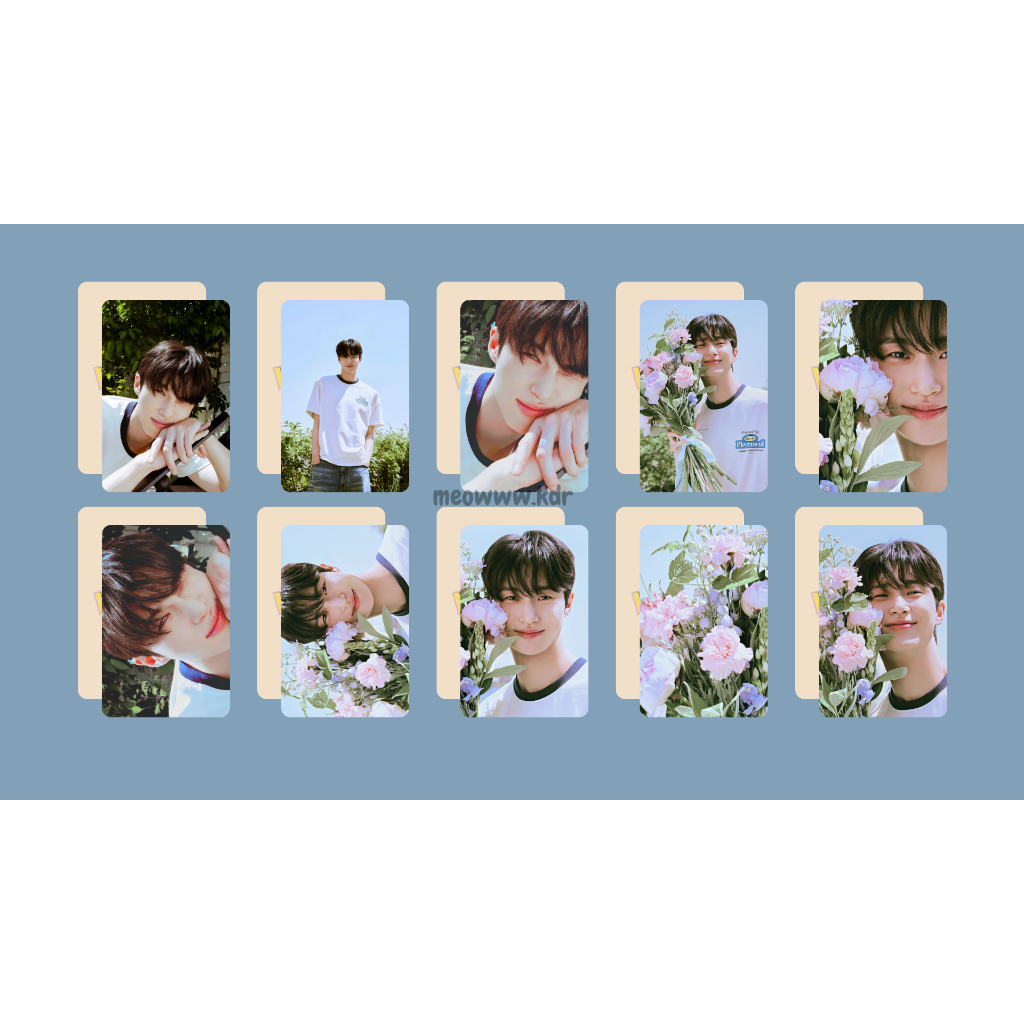 Set card bo góc và pola diễn viên Byeon Woo Seok phim Lovely Runner, Cõng anh mà chạy