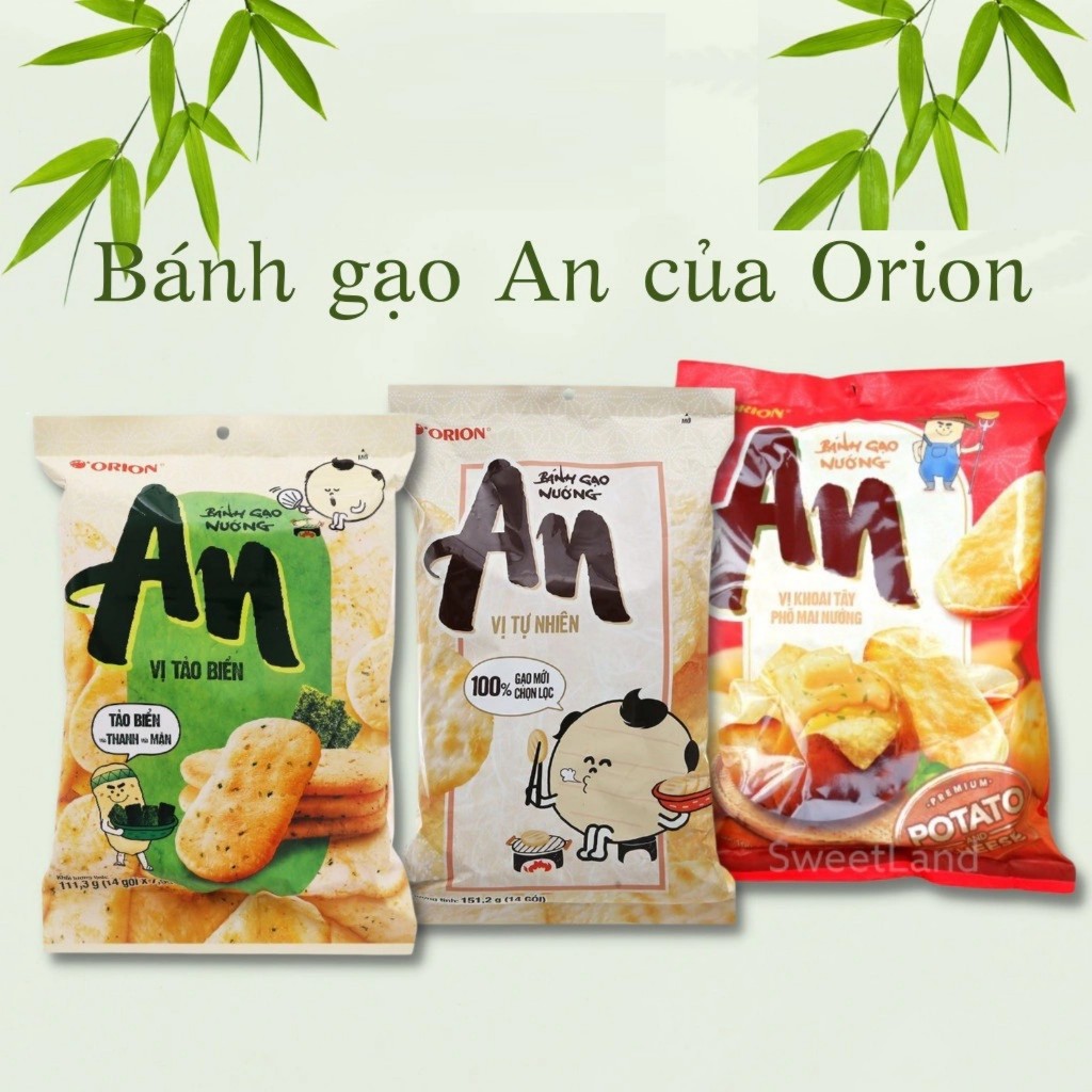 Bánh Gạo An Orion Vị Tảo Biển/ Vị Tự Nhiên 111.3g | Shopee Việt Nam