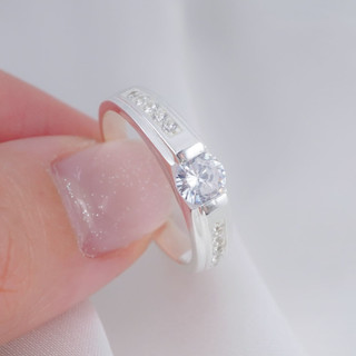 Nhẫn bạc nam nữ LAMY Romantic Couple Ring Silver 8242 - Nhẫn bạc ta cao cấp
