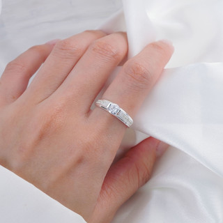 Nhẫn bạc nam nữ LAMY Romantic Couple Ring Silver 8242 - Nhẫn bạc ta cao cấp