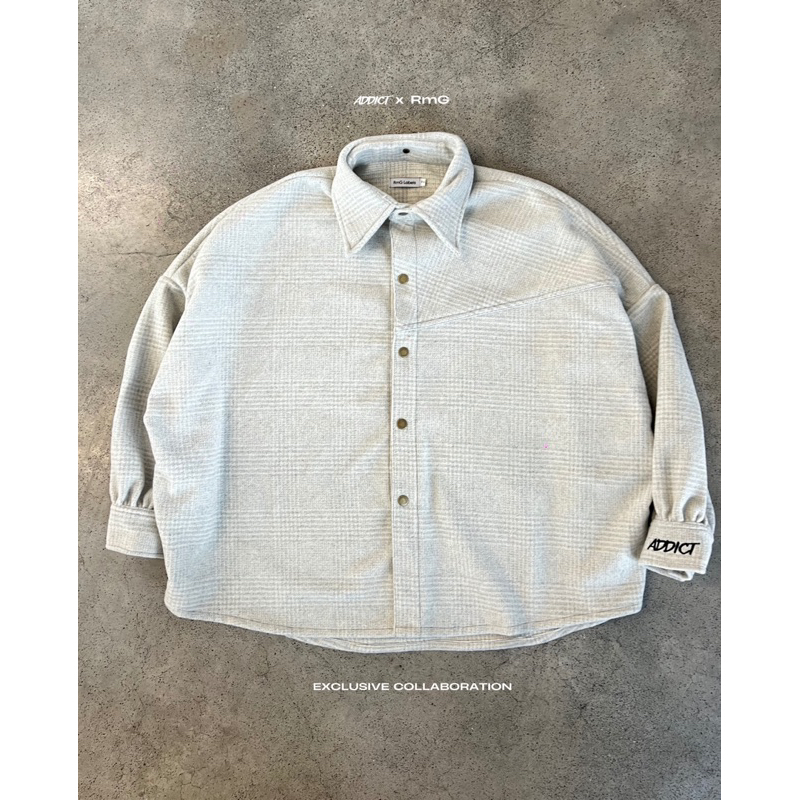Áo Sơ Mi flannel form vuông (bản đặc biệt) | RmG Labels SP-S x Addict ...
