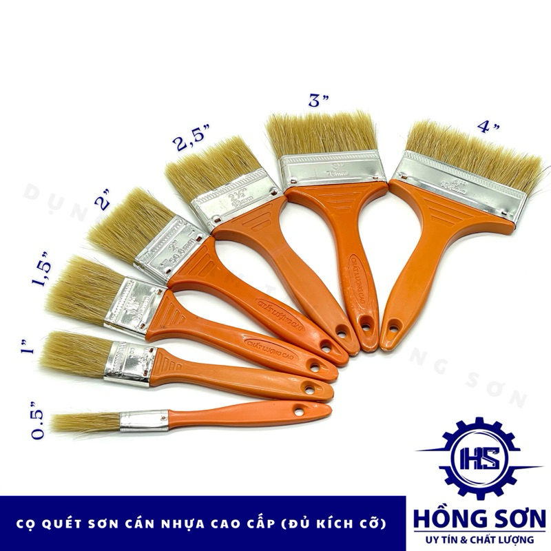 Cọ Quét Sơn - Chổi Quét Sơn Phủi Bụi Hàng VN Chất Lượng Cao Đủ Size MÀU ...