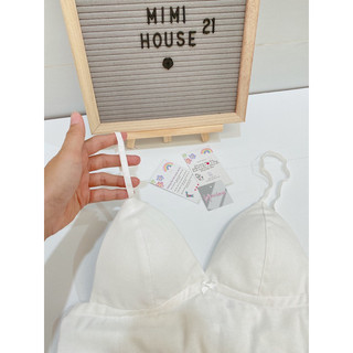 Áo 2 dây đan dây hở lưng đi biển (có mút ngực) - Handmade by Mimi House