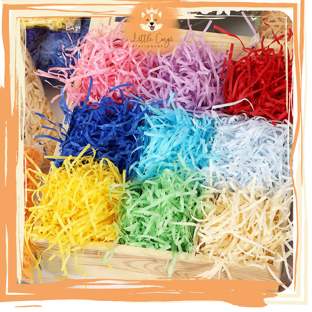 100g Giấy rơm giấy vụn lót hộp quà tặng - Giấy lót quà màu sắc cao cấp ...