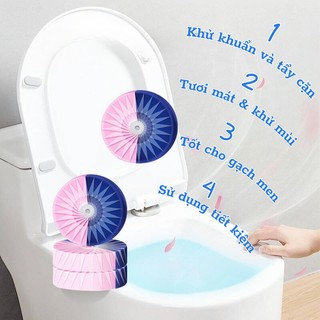 Viên thả bồn cầu công nghệ nhật bản,Hộp 4 viên thả bồn cầu hương hoa