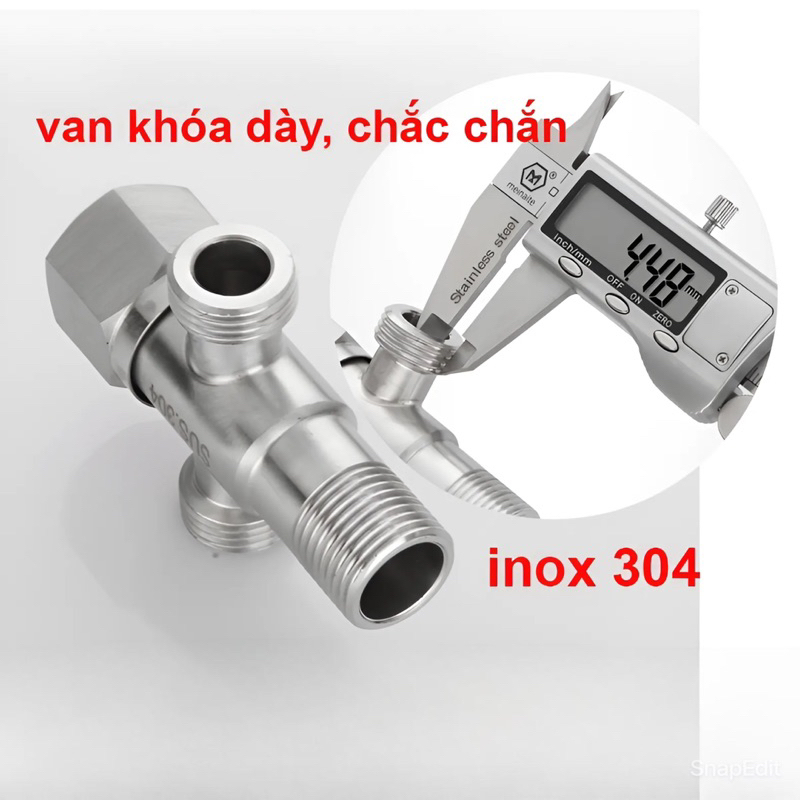 Van Tê cầu Inox 304, Van giảm áp INOX SUS 304, Tê cầu ren 21mm | Shopee ...