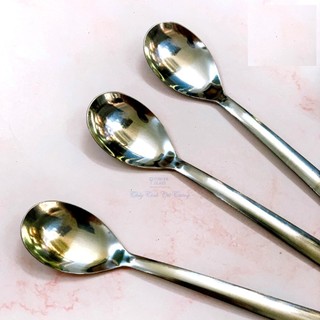 Thìa Sinh Tố Inox Cán Dài, Thìa Chanh Inox Không gỉ sáng bóng bền đẹp 18cm