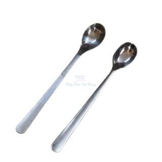 Thìa Sinh Tố Inox Cán Dài, Thìa Chanh Inox Không gỉ sáng bóng bền đẹp 18cm