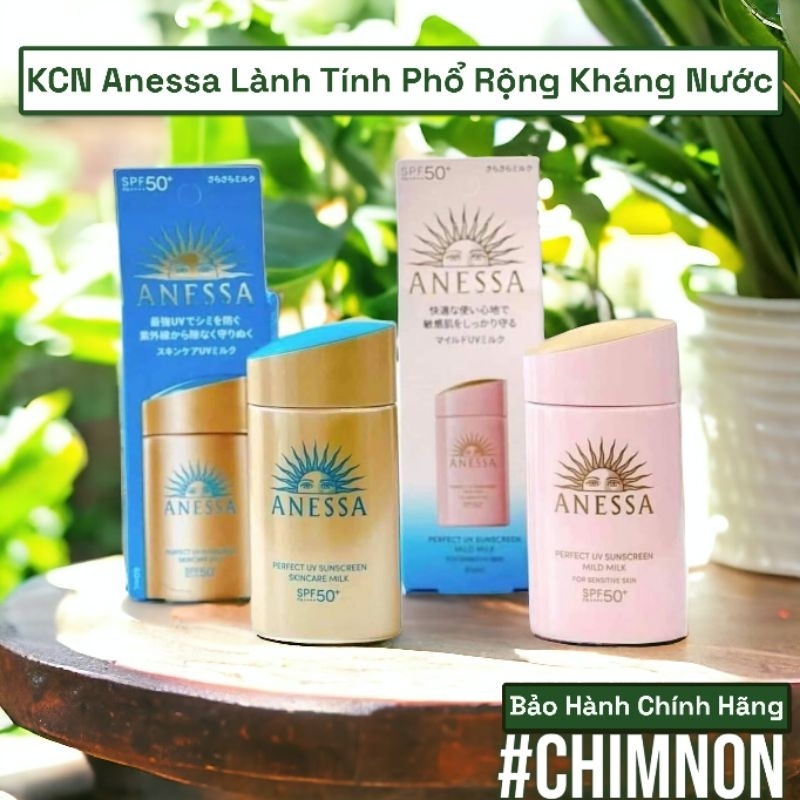 Kem Ch ng N ng Anessa Perfect UV Sunscreen D ng S a H ng V ng 