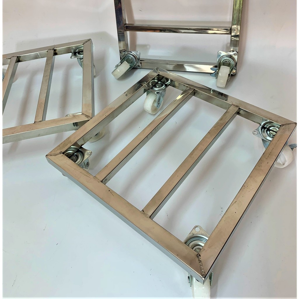 Chân đế để chậu cây cảnh, giá đỡ chậu cây cảnh inox không gỉ, kệ inox có bánh xe, giá đỡ đa năng tiện ích!!!!!!!!!!!!!!!