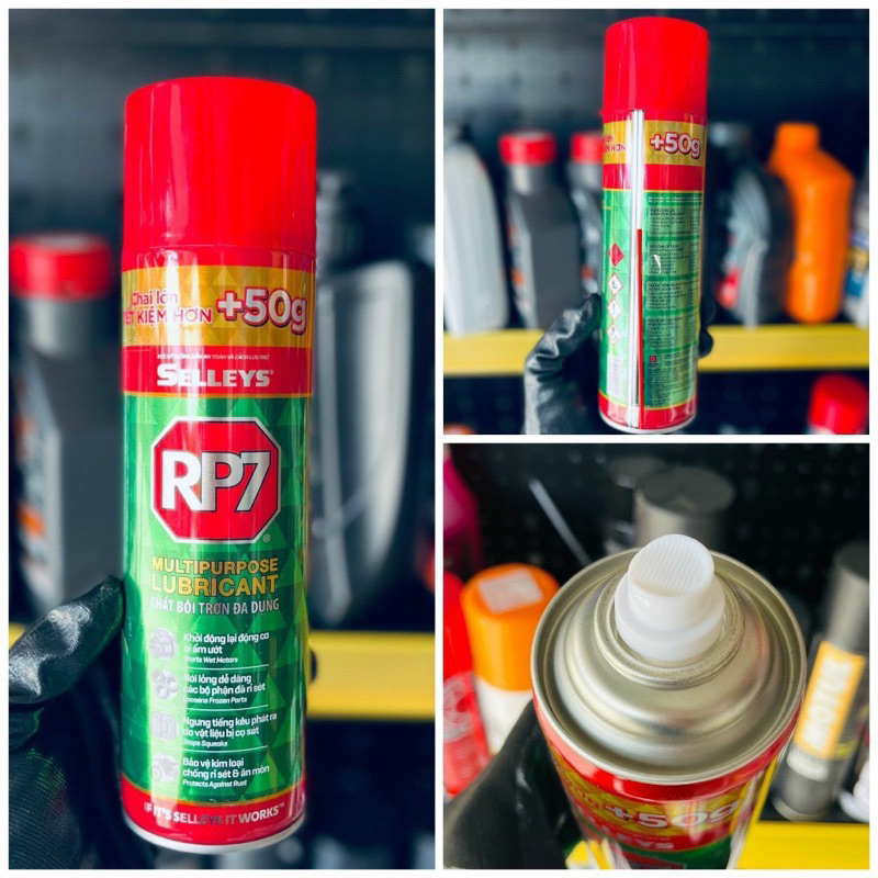 GIÁ SỈ CHAI XỊT RP7 BÔI TRƠN - CHỐNG RỈ SÉT rp7 CHÍNH HÃNG 350g và 175g ...