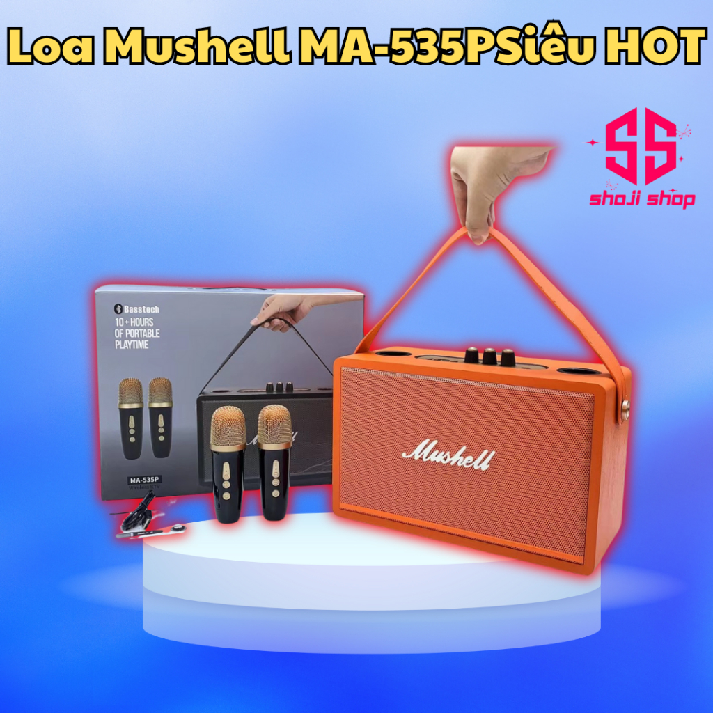 Loa Bluetooth Karaoke Mushell MA-535P Tặng Mic Không Dây, Loa Hát Nghe ...