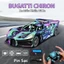 Đồ Chơi Xe Ô Tô Bugatti Chiron Titan Điều Khiển Từ Tặng Kèm Pin Sạc Và Tay Cầm RC 2.4G Tốc Độ Cao