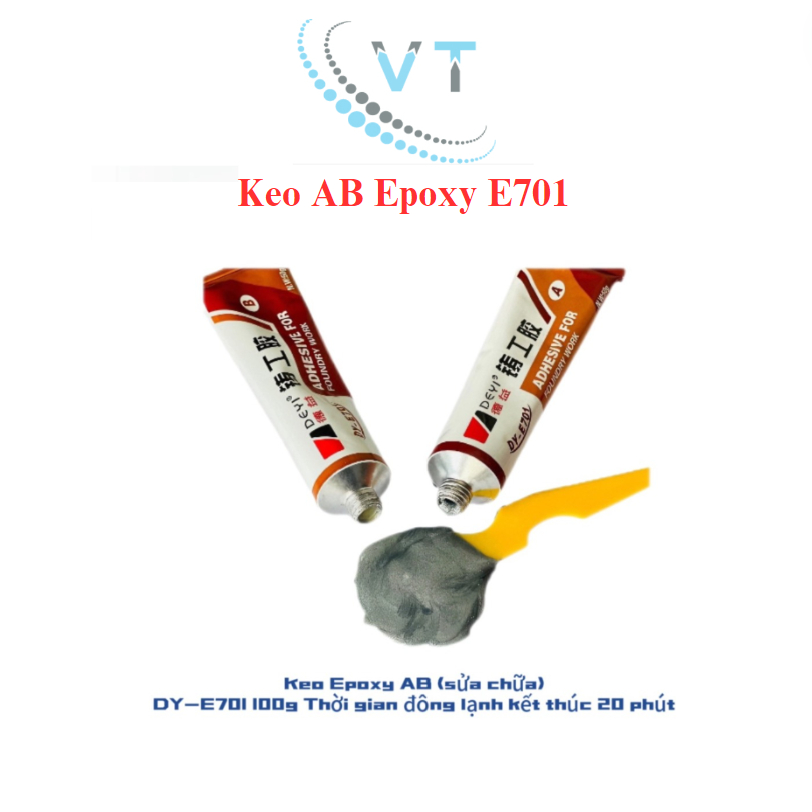 Combo 12 hộp Keo AB EPOXY 2 thành phần DEYI E701 - 100g