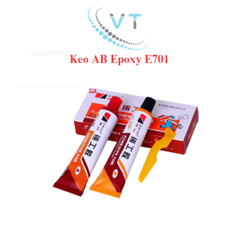 Combo 12 hộp Keo AB EPOXY 2 thành phần DEYI E701 - 100g
