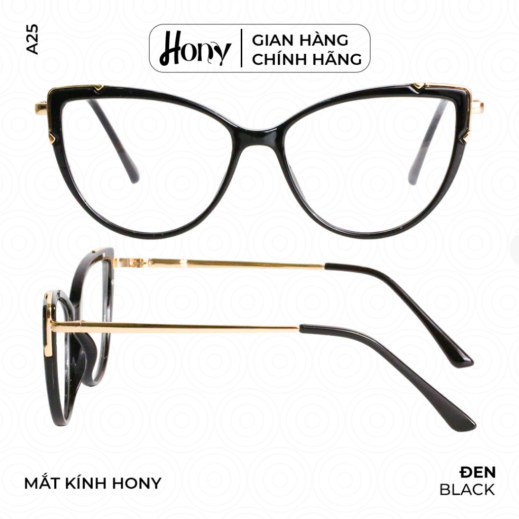 Mắt kính Nữ thời trang HONY - Gọng kính mắt mèo cá tính A25