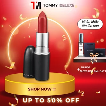 Son Thỏi Lì Mac Matte Lipstick 612 Russian Red Màu Đỏ Cổ Điển Auth Chất Son Mịn Lì Lâu Trôi Không Làm Khô Môi Và Màu Sắc