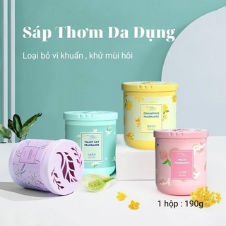 Sáp thơm khử mùi đa năng 190g, dùng cho phòng ngủ, bếp, nhà vệ sinh, ô tô