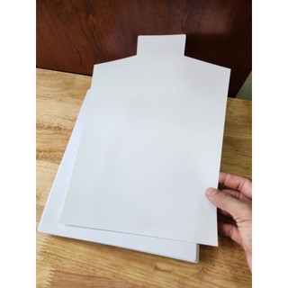 Combo 100 tờ giấy lót áo có cổ, giấy Ivory 300 ,22x30 cm , bìa lưng có cổ