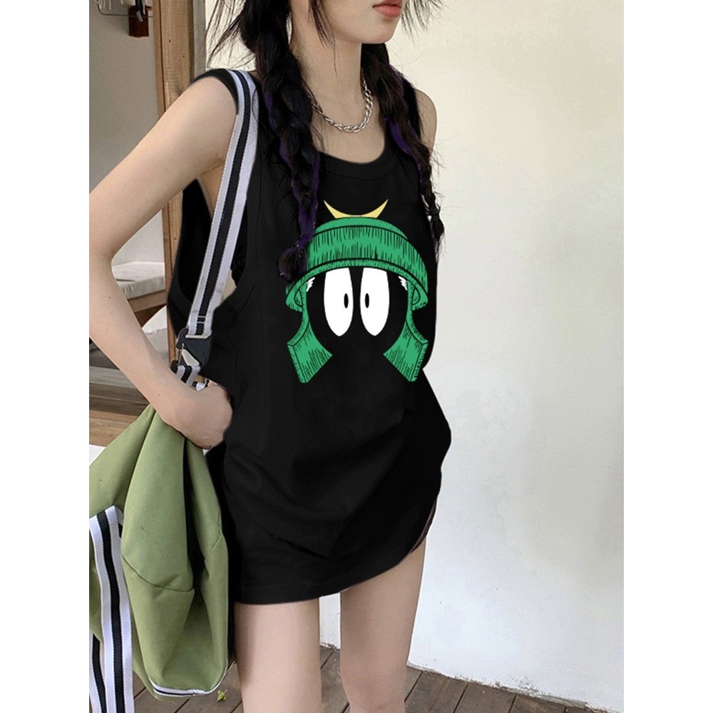 Áo Tank Top Nữ REDLABEL "EYES", Áo Ba Lỗ Sát Nách Cotton Dày Dặn In Hình EYES Phong Cách Đường Phố TT12